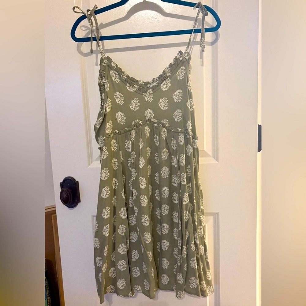 Green Floral Sundress
